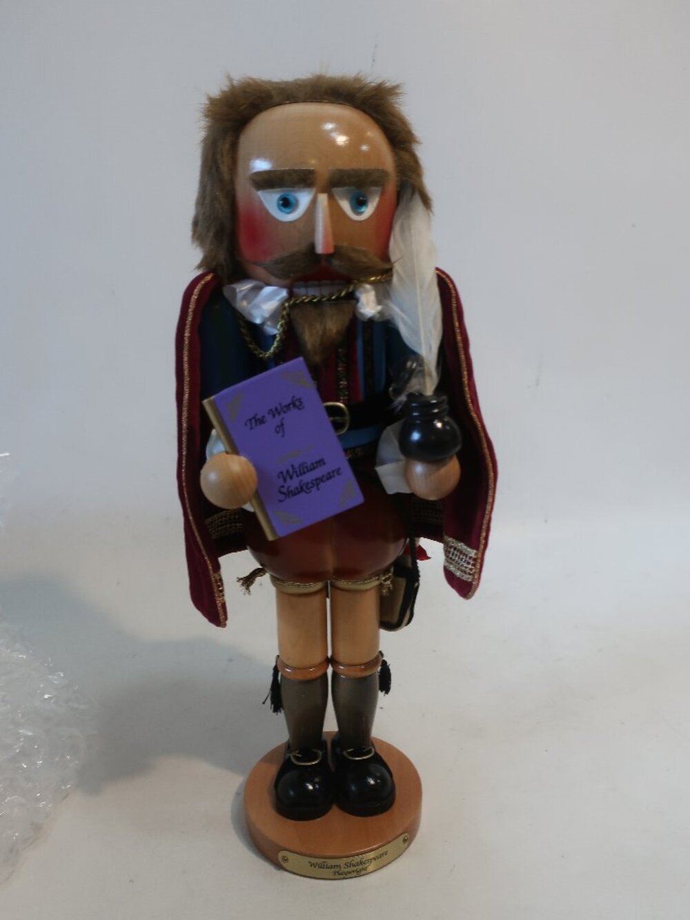 Steinbach GMBH Handmade from Germany Model S1751 William Shakespeare Nutcracker
